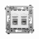 DKC Avanti Белое облако Компьютерная розетка RJ-45 двойная категория 6 экранированная DKC Avanti Белое облако Компьютерная розетка RJ-45 двойная категория 6 экранированная