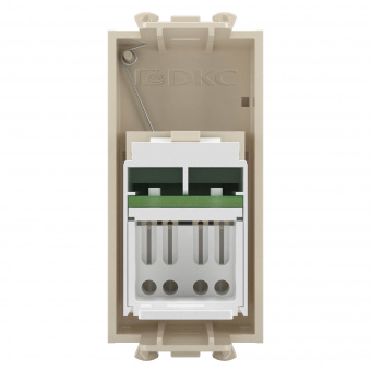 DKC Avanti Ванильная дымка Компьютерная розетка RJ-45  категория 6 1 модуль