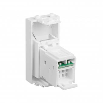 DKC Avanti Белое облако Компьютерная розетка RJ-45  категория  5е 1 модуль