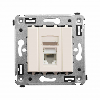 DKC Avanti Ванильная дымка Компьютерная розетка RJ-45 один  категория  6