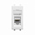 DKC Avanti Белое облако Компьютерная розетка RJ-45  категория  5е 1 модуль