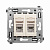 DKC Avanti Ванильная дымка Компьютерная розетка RJ-45 двойная  категория 6 экранированная