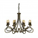 Люстра Elstead Interior, Арт. OV8-BLK-GOLD Люстра Elstead Interior, Арт. OV8-BLK-GOLD